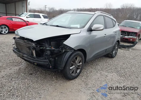 2015 Hyundai Tucson Se из США, поврежденный, VIN KM8JUCAG5FU097215